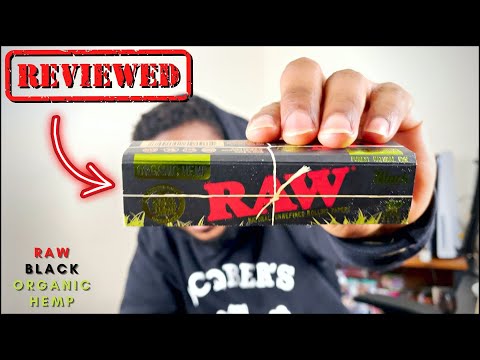 Raw Black Organic Hemp Rolling Papers - Review