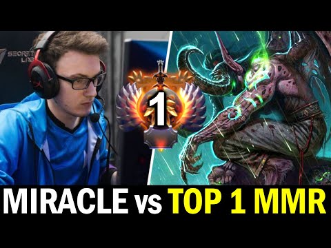 MIRACLE vs TOP 1 MMR — Keep Farming & Carry the Game