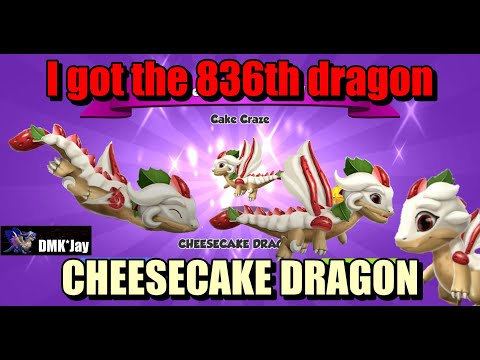 I got the 836th dragon CHEESECAKE DRAGON - Dragon Mania Legends - (DMK*Jay) 드래곤 매니아 레전드