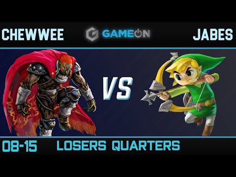 Chewwee (Ganondorf) vs PPA | Jabes (Toon Link) - Game On 8/15 Losers Quarters
