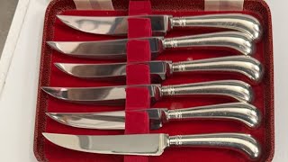 Sharpening Silver plated knives