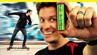 Tesla Batteries in an Electric Skateboard!