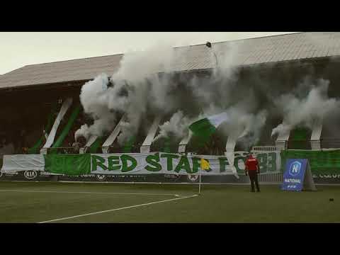 Tifo Red Star Fans - Red Star FC v SC Toulon (09/08/2019)