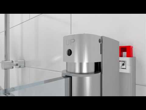 Duschdörr Contura Shower Space SBNK Bockad