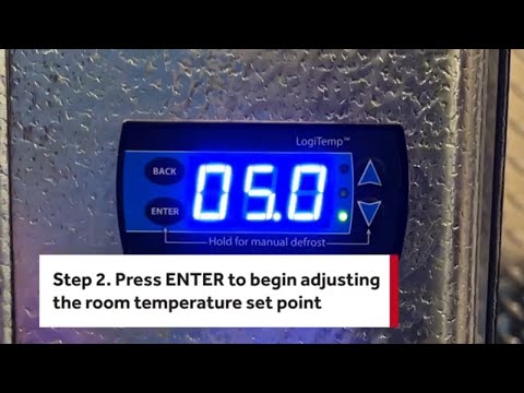 Norlake Walk-In Cooler Temperature Adjustment