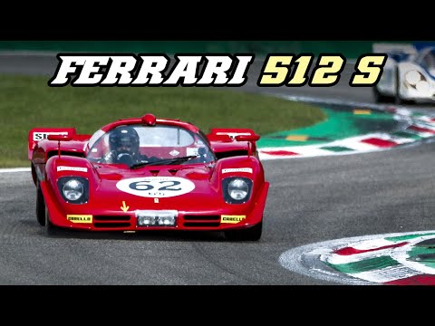 1970 Ferrari 512 S - great V12 sounds (Monza 2019)