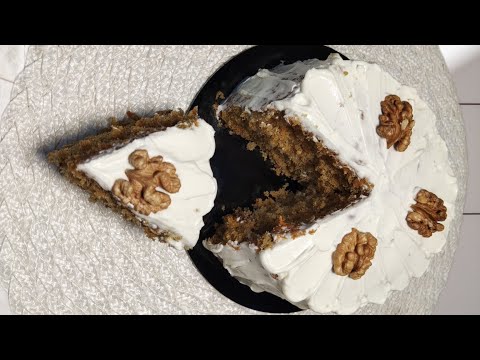 I've never thought this strange carrot🥕 and walnut cake in materials would be the best thing ever