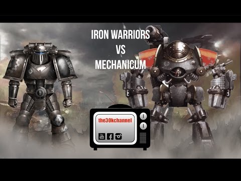 HORUS HERESY BATTLE REPORT - Mechanicum VS Iron Hands