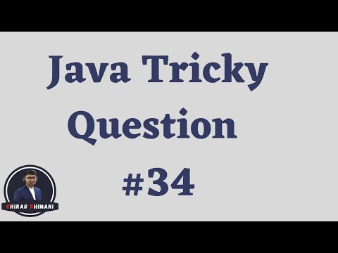 Java Tricky Question Challenge 34 Java Interview Question