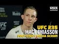 UFC 235: Macy Chiasson Says She Ran 30 Miles Per Week To Get Down To Bantamweight – MMA Fighting