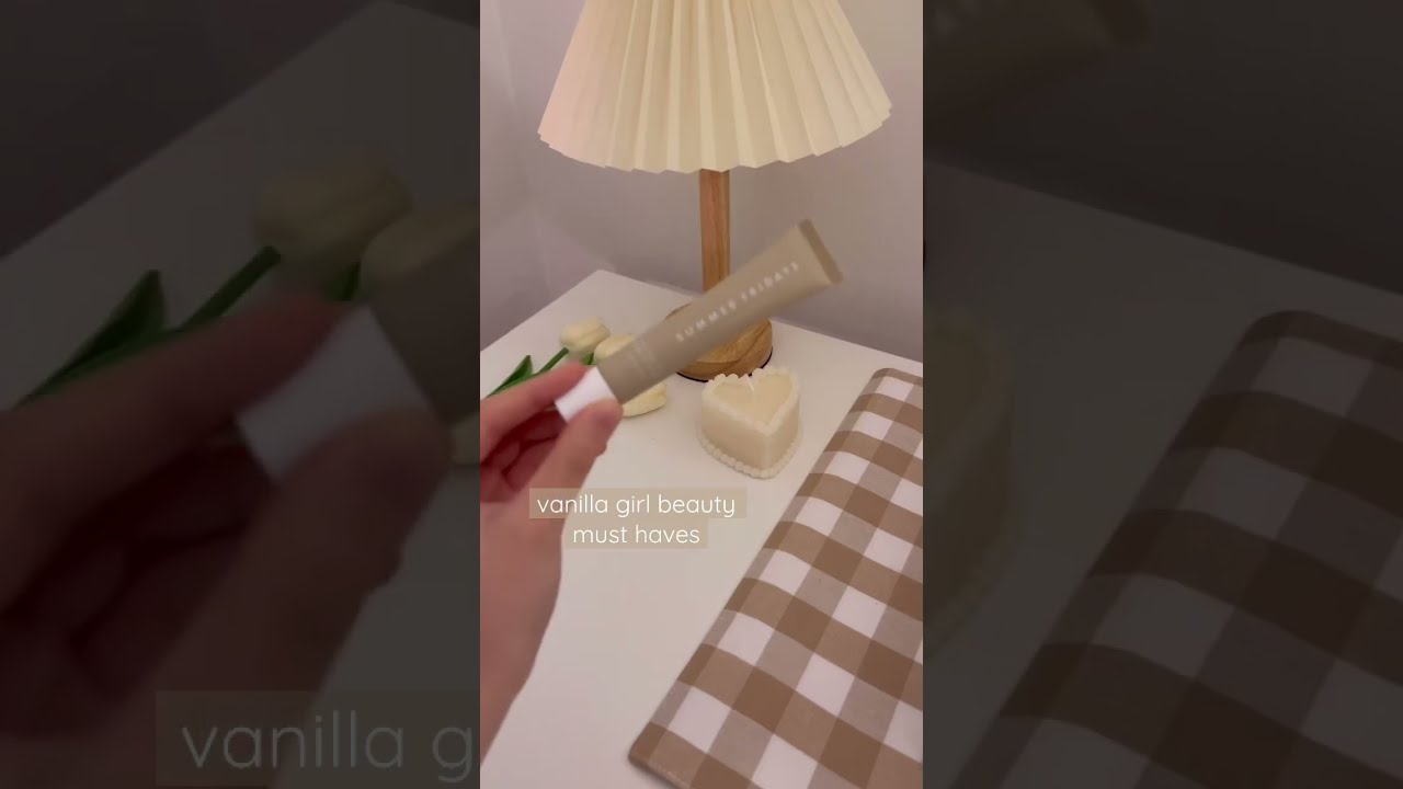 vanilla girl aesthetic 🥛🤍🧁 #beautymusthaves #skincare #haircare