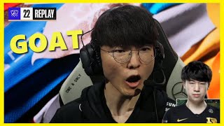 Faker reaction to Outclassing Xiaohu in a Fight