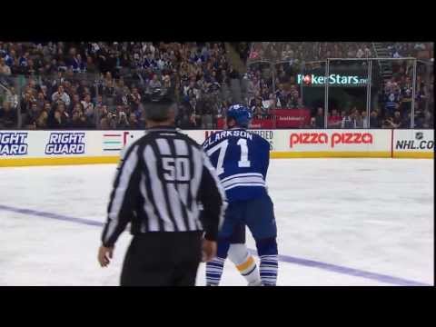 David Clarkson vs Steve Ott Sabres Vs Leafs