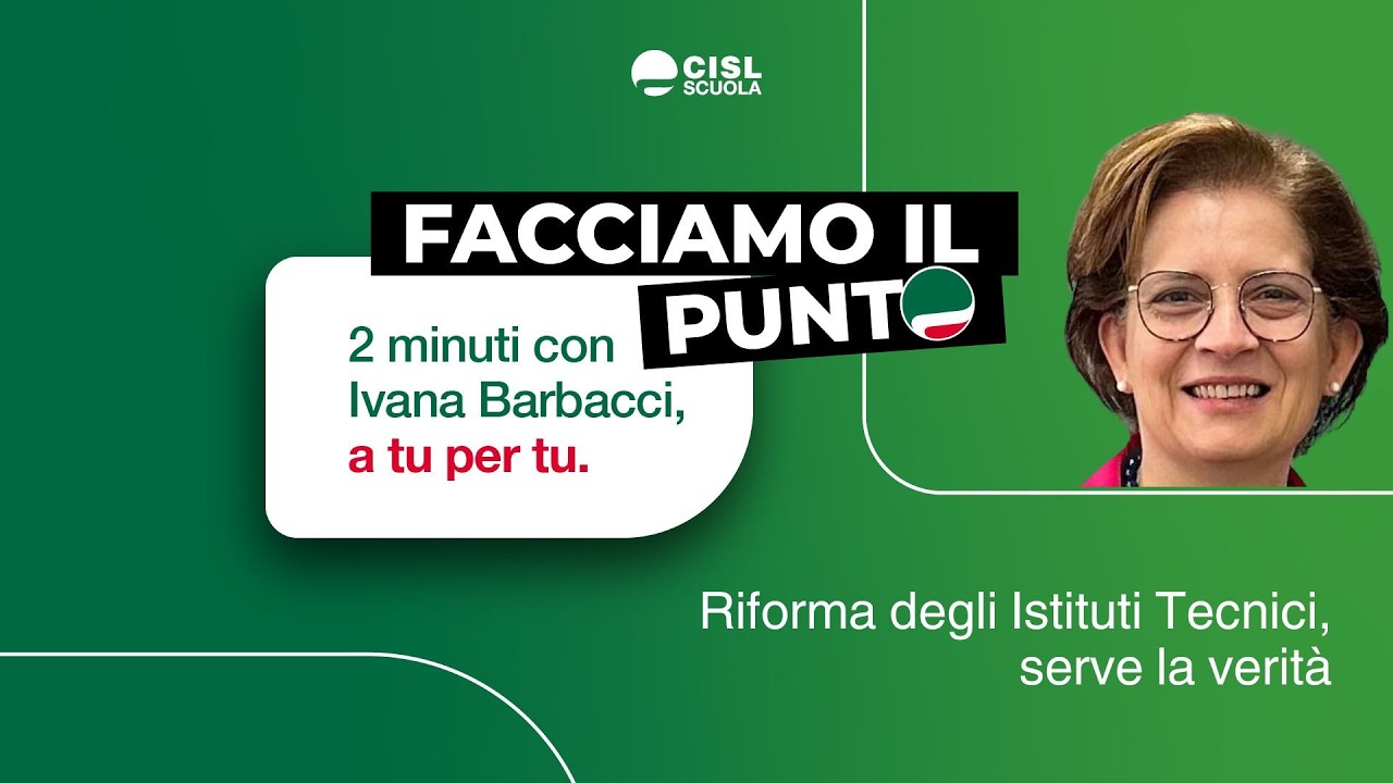 Guarda il video sulla riforma dei tecnici