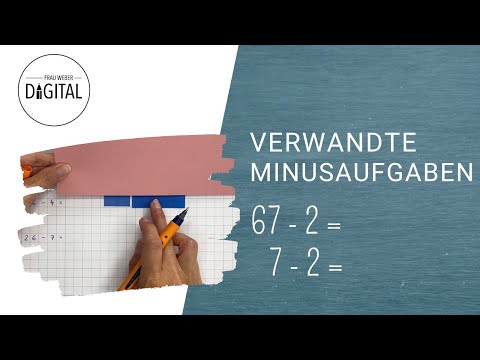Verwandte Aufgaben bis 100 (Minus) - so kannst du sie nutzen (inkl. Arbeitsblatt)
