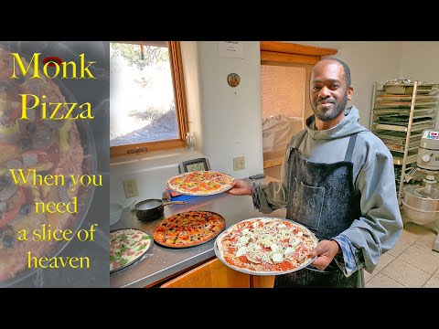 Catholic Benedictine Monk Makes Homemade Pizza for His Brother Monks
