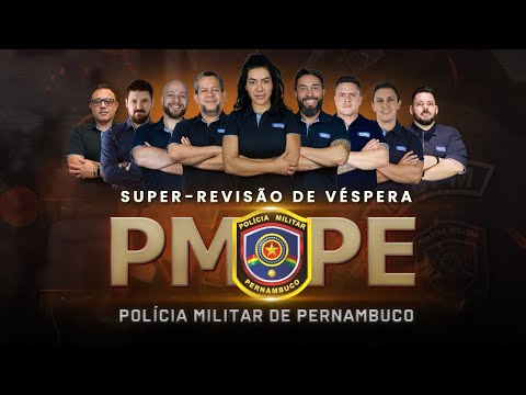 Concurso PM PE 2024 - Super-Revisão de Véspera - AlfaCon