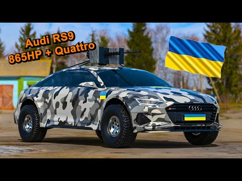 Audi RS9 - The fastest weapon of the Ukrainian army | 865HP + Quattro