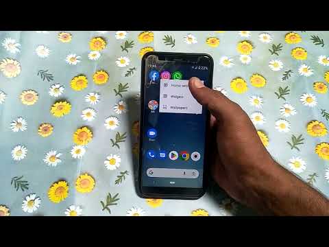 how to turn on add icons to home screen mi A1