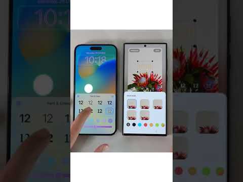 OneUI 5 vs iOS 16 Lockscreen - Who copy who??