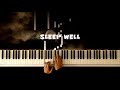Sleep Well D4vd Piano Cover Piano Tutorial Instrumental
