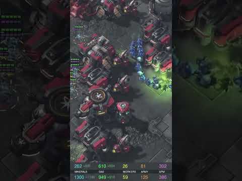 The biggest baneling attack in the history of StarCraft 2