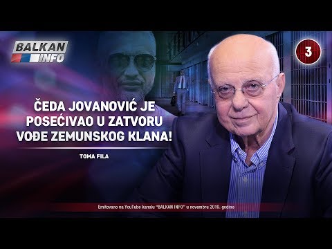 INTERVJU: Toma Fila - Čeda Jovanović je posećivao u zatvoru vođe zemunskog klana! (15.11.2019)