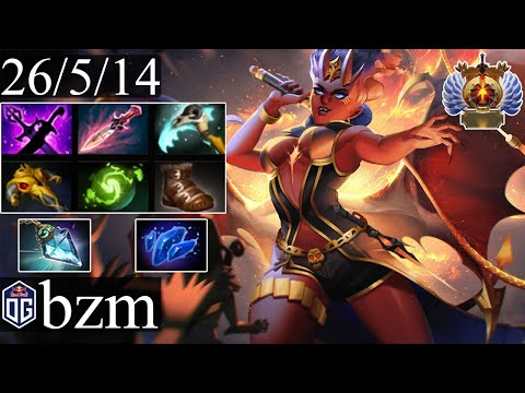 OG.bzm - Queen of Pain | Midlane Gameplay Dota 2 Patch 7.32e