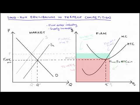 Long Run Equilibrium in Perfect Competition (with Adjustment)