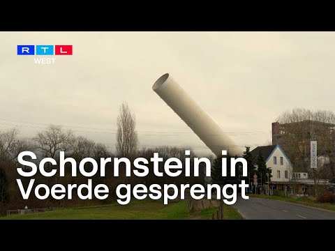 Schornstein in Voerde gesprengt | RTL WEST