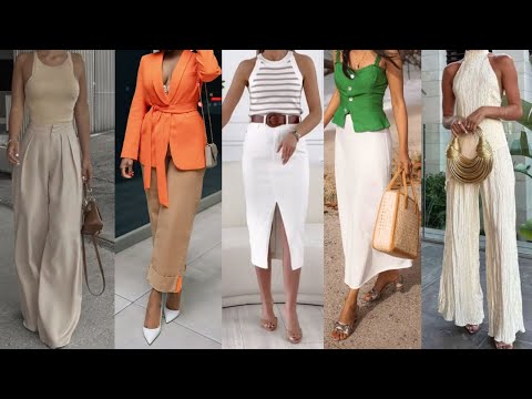 TENDENCIAS DE MODA 2024 PRIMAVERA VERANO PARA VESTIR ELEGANTE moda 2024 elegante y fina