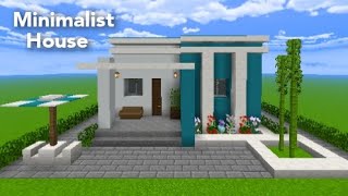 Minecraft Build : Membuat Rumah Minimalist Cantik | Tutorial #minecraft #minecraftbuild