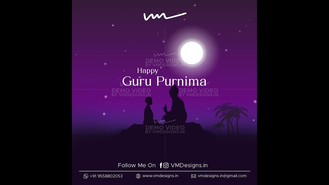 Guru Purnima - Festival Greeting Video V2 Demo