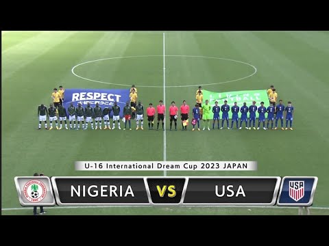 Nigeria vs USA [1-2] U16 Dream Cup Japan 2023