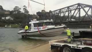 preview picture of video 'Narooma Marine Rescue vessel swap'