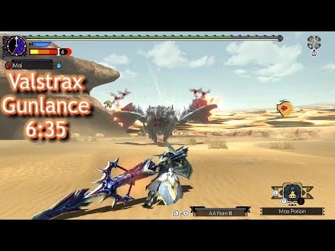 【MHGU MHXX】G4☆ Valstrax バルファルクValor Gunlance TA ¤6:35¤