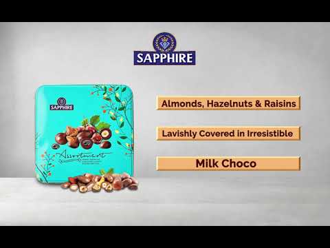 Assortment Chocolate Coated Nuts (sapphire)