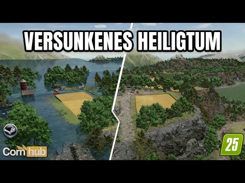 Die Map liegt unter Wasser… noch – LS25 Versunkenes Heiligtum