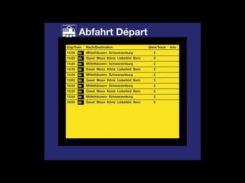 BLS Abfahrten - Niederscherli