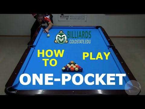 How to Play One Pocket – with the “Official Rules”