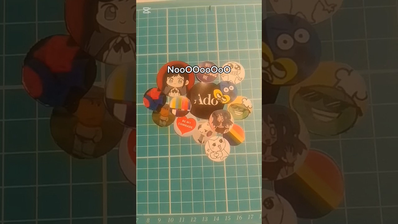 I got a pin maker hehe #art #pins #miku #hatsunemiku #ado #tvgirl #bfdi #lacey #chillguy #shorts