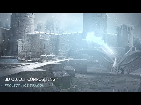 Project Ice dragon -  Nuke Compositing