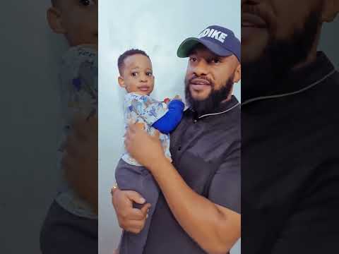 Star Dike loves his Daddy more than his Mummy. See why. Yul Edochie. Judy Austin.