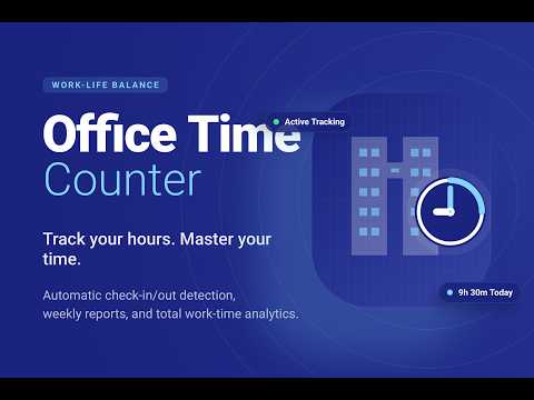 Office Time Counter video thumbnail