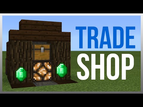 MCPE 0.16.1: Redstone Tutorial - Trade Shop! (WORKS ON PC)