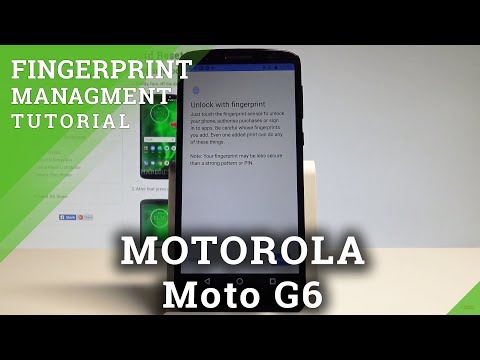 How to Add Fingerprint on MOTOROLA Moto G6 - Set Up Fingerprint Unlock |HardReset.Info