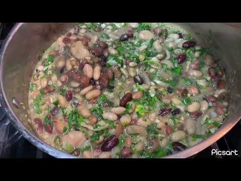 Receta de Sopa de frijoles