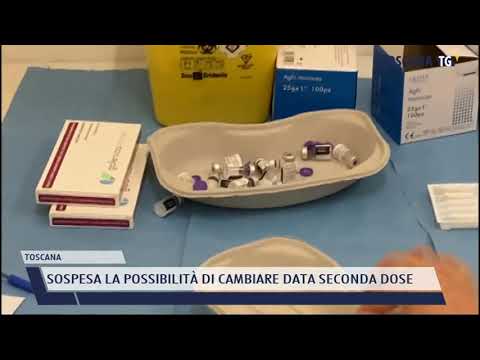2021-06-12 TOSCANA - SOSPESA LA POSSIBILITÀ DI CAMBIARE DATA SECONDA DOSE