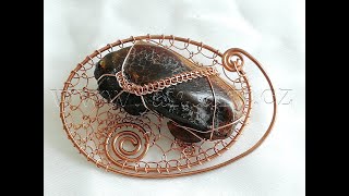 Brož z polského jantaru BR-3