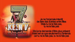 keen&#39;v - Pas de taille ( bye bye ) (video lyrics officielle)